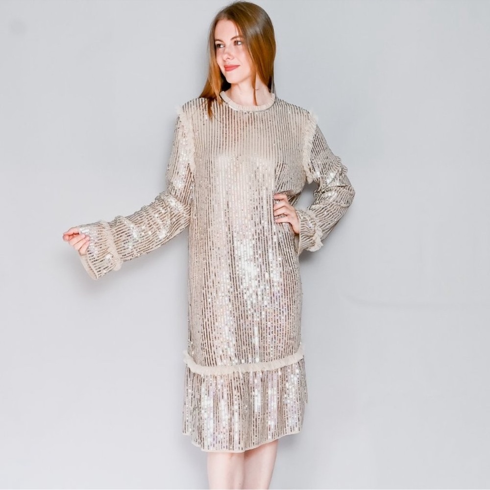 Needle & Thread Sequins Dress